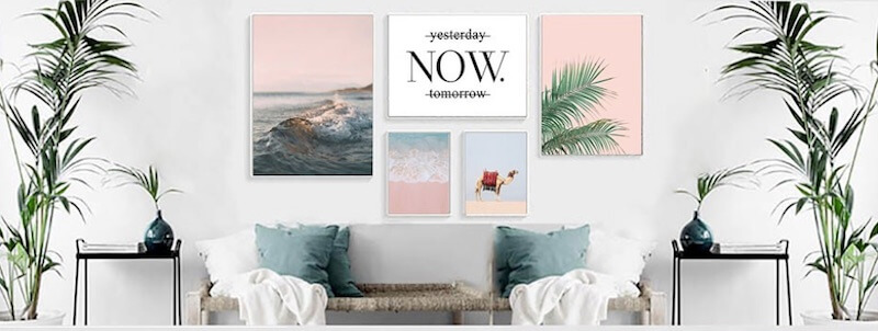 Modnchic - decorating our home with wall posters can make us happy