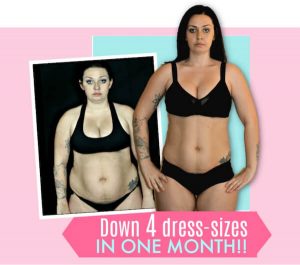 How I drop 4 dress sizes in one month - quick easy and safe way 