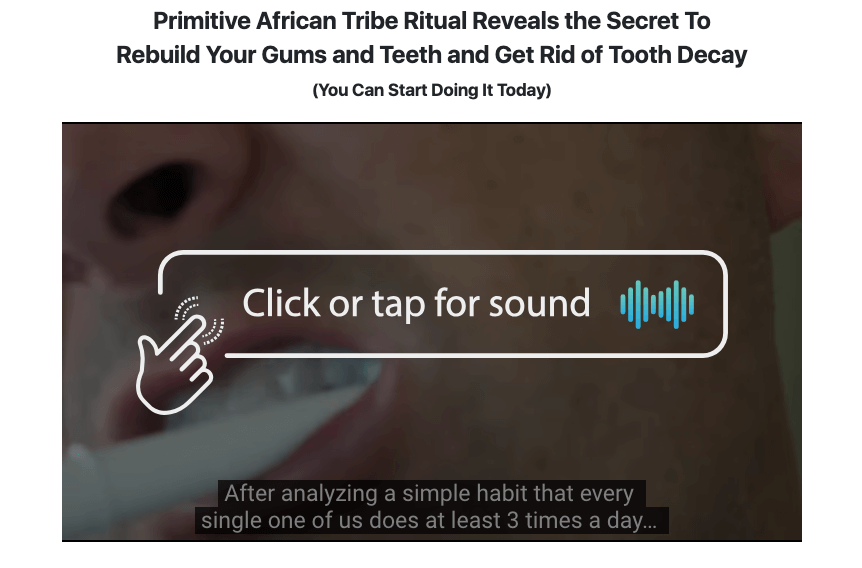 Dentitox Maxweb - African Tribe Ritual Secrets Rebuild Gums